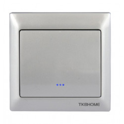 TKB HOME TZ66D Interrupteur simple Z-Wave Silver