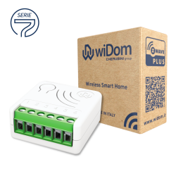 WIDOM - Micromodule commutateur double avec mesure d'énergie Z-Wave+ 700 Smart Double Switch 7