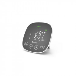 Capteur de qualité d'air (CO2, température, humidité) WIFI TUYA + alarme visuelle et sonore - HEIMAN