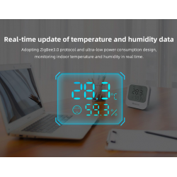 HEIMAN - Capteur de temperature et humidité Zigbee 3.0 avec écran