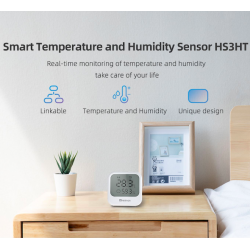 HEIMAN - Capteur de temperature et humidité Zigbee 3.0 avec écran