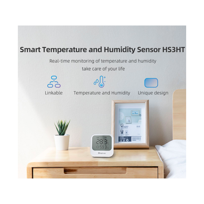 Zigbee 3.0 Temperature Humidity Sensor Detector With LCD Display - 🎬 Get  Started - Hubitat