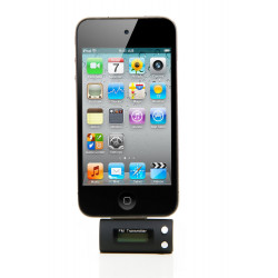 EBODE Transmetteur FM pour iPhone/iPod/iPad, fréquence réglable