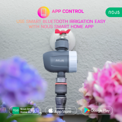 NOUS - Contrôleur d'arrosage Bluetooth TUYA avec minuteur (compatible Smart Life)