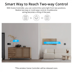 SONOFF - Wall switch connected WIFI (on mains) 3 channels - M5