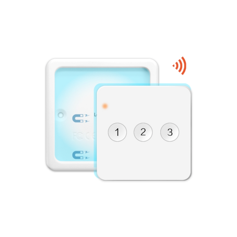 REFURBISHED - LORATAP - Zigbee 3.0 wireless scene wall switch - 3 buttons