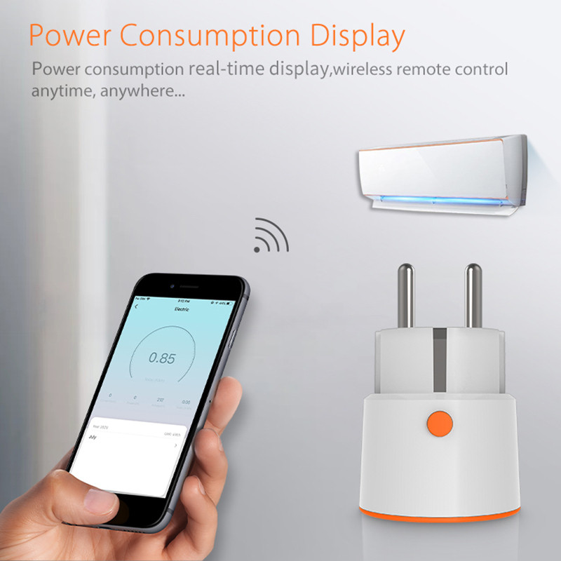 Prise connectée ZigBee 16A avec mesure de consommation compatible Lidl  Home, Tuya Smart Life, Home Assistant 