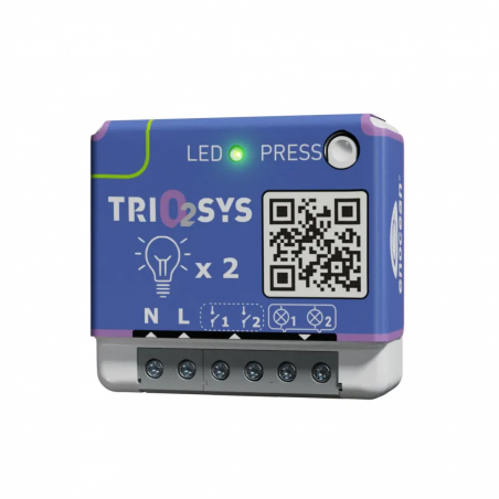 TRIO2SYS - Récepteur encastré 2 canaux EnOcean