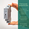 16A Zigbee ON/OFF smart relay + DIN Rail format consumption measurement - FRIENT