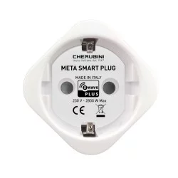 CHERUBINI - Prise connectée 12A Z-Wave+ avec mesure d'énergie META Smart Plug