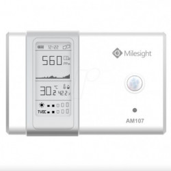 MILESIGHT - Sensor de calidad del aire Lorawan (CO2, PIR, TVOC, LUM, TEMP, HUM, BAR)