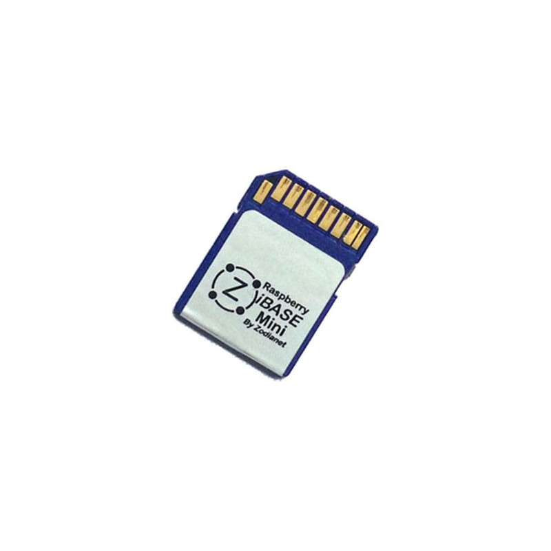 ZODIANET Carte SD avec logiciel ZiBASE Mini Pré-installé
