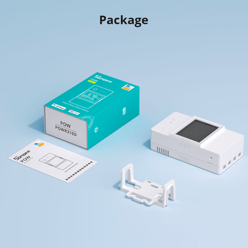 SONOFF POW Elite Interrupteur Connecté WiFi avec Mesure Consommation  Electrique