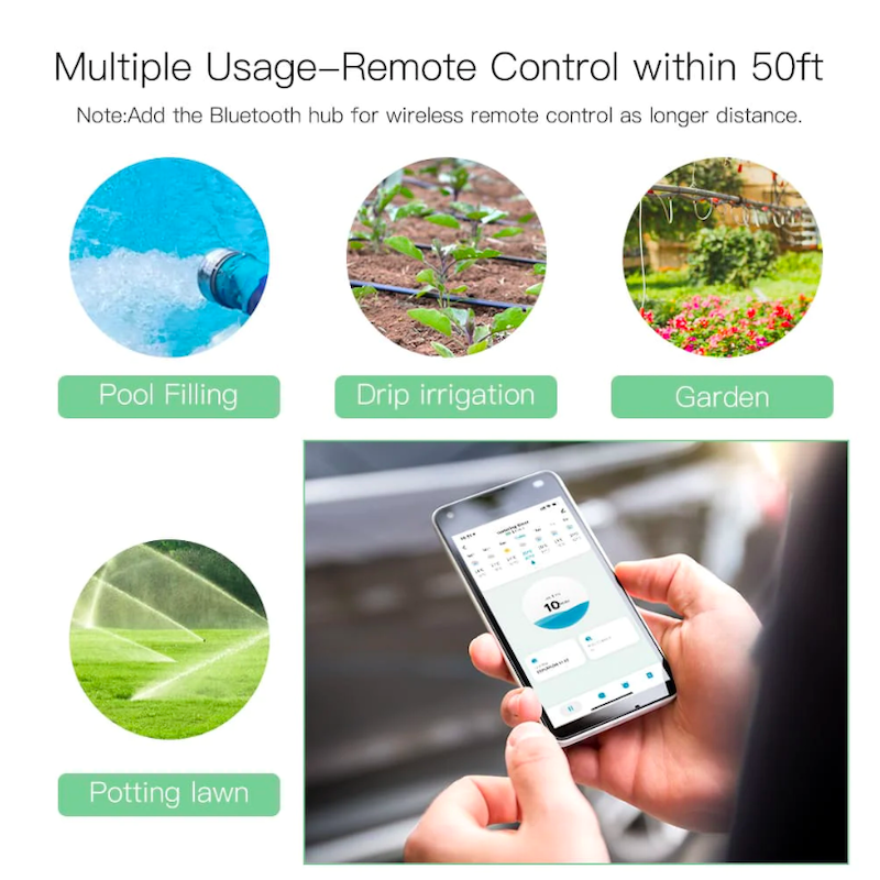 Smart WiFi Irrigation Eau Minuterie Contrôleur Smartphone Accès à
