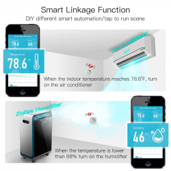 Temperature and humidity sensor with Zigbee display TUYA - MOES
