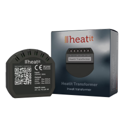 HEATIT CONTROLS - Transformateur encastrable 230VAC vers 12 - 5 - 3,3 VDC