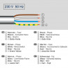 CHERUBINI - Moteur tubulaire pour store technique et screen double radio (CRC RX et Z-Wave) Rebis ZRX 10 Nm