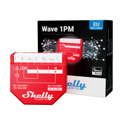 Micromódulo interruptor Z-Wave+ 800 Shelly Wave 1PM - SHELLY QUBINO