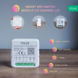 WIFI Smart Plug + Consumption Metering - NOUS