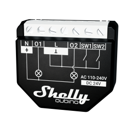 Z-Wave Dual Smart Relay Switch Shelly Wave 2PM - SHELLY QUBINO