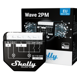 Mikromodul Doppelschalter Z-Wave+ 800 Shelly Wave 2PM - SHELLY QUBINO