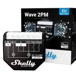 Micromodule commutateur double Z-Wave+ 800 Shelly Wave 2PM - SHELLY QUBINO