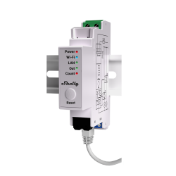 Contador de energía monofásico en carril DIN Wi-Fi Shelly Pro EM 50A - SHELLY