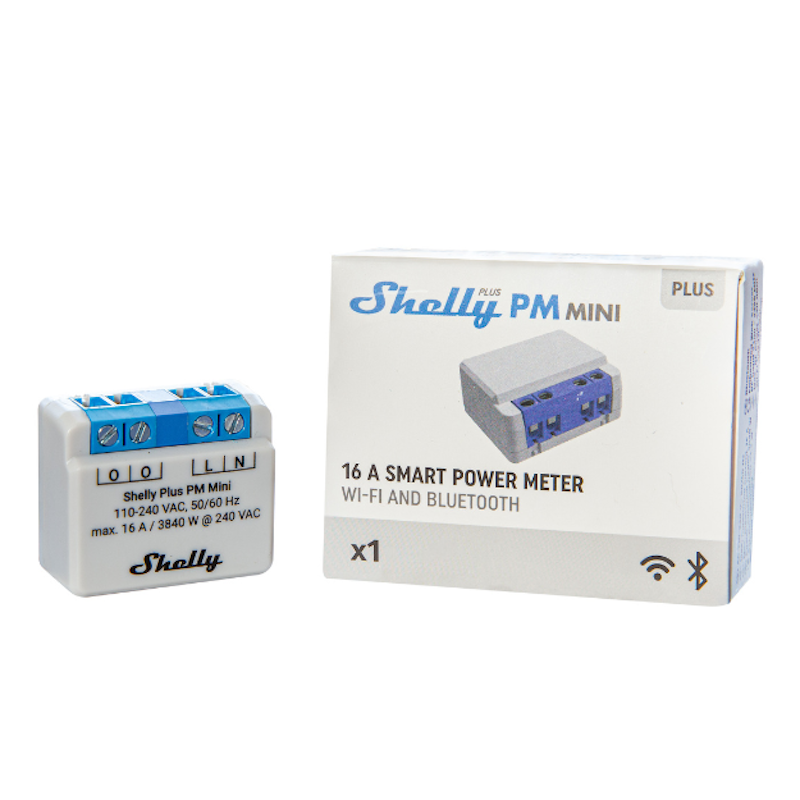 Shelly Plus 1 Mini max 8A 1 ​​channel WiFi BT