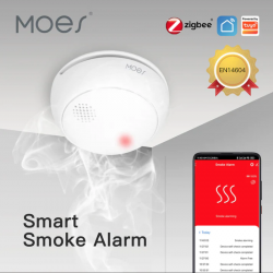 Zigbee Tuya EN14604 smoke detector - MOES