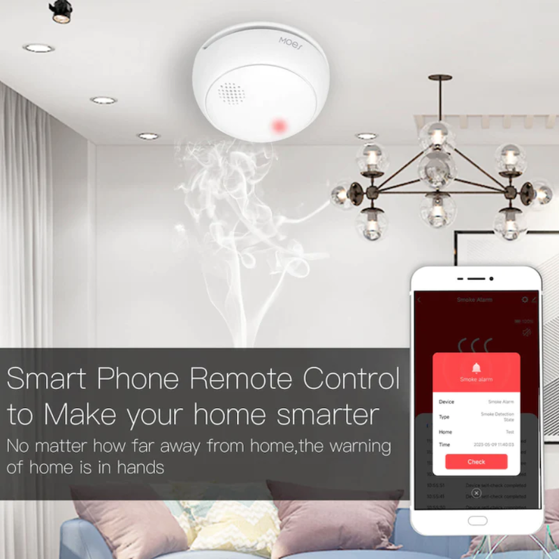 Pour ZigBee Smart sans fil alarme de fumée détecteur de fumée