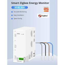 BITUO TECHNIK - Contador de energía inteligente Zigbee 3.0 3P+N