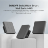 REFURBISHED - SONOFF - Wall switch connected WIFI (on mains) 1 channel - M5