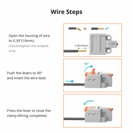 Sonoff Connecteurs De Cables Rapide