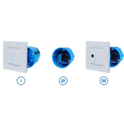 QUBINO - Micromodule commutateur 1 relai et consomètre Z-Wave ZMNHAA2