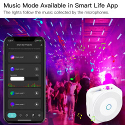 MOES - Tuya WIFI connected projector + music synchronization