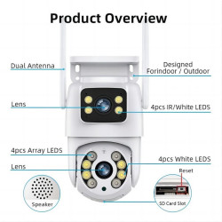 IMMAX - Tuya Double ONVIF WIFI outdoor connected camera
