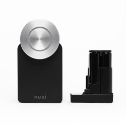 Serrure connectée Bluetooth/Wi-Fi Nuki Smart Lock 4.0 Pro (noir) - NUKI