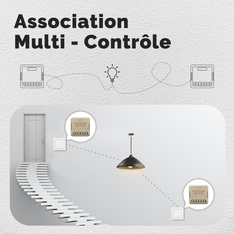 Relay Relé Wifi Tuya Smart De 1 Canal-Con Control/Sin Control