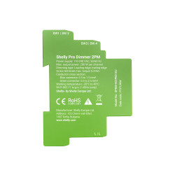SHELLY - 2-channel Wi-Fi DIN rail dimmer module with energy measurement Shelly Pro Dimmer 2PM