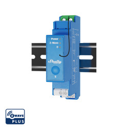 SHELLY - 1-channel DIN rail Z-Wave smart switch with dry contacts Shelly Wave Pro 1