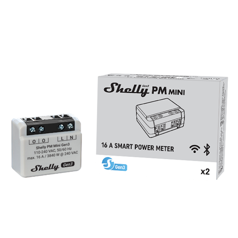SHELLY - Wi-Fi Smart Power Meter Shelly PM Mini Gen3
