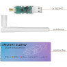 SMLIGHT - Dongle USB Zigbee EFR32MG21 + CP2102N SoC + Antenne 3dB (Zigbee2mqtt et ZHA)