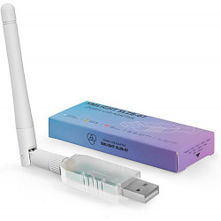 SMLIGHT - Zigbee EFR32MG21 USB-Dongle + CP2102N SoC + 3dB-Antenne (Zigbee2mqtt und ZHA)