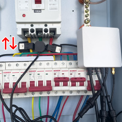 OWON - Compteur de consommation électrique Zigbee monophasé/triphasé (80 à 300A) - Compatible JEEDOM/Home Assistant