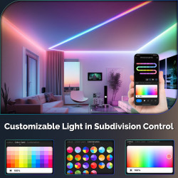 MOES - Bande lumineuse néon LED intelligente WIFI (RGB)