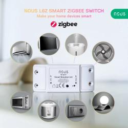 NOUS - Pack de 4x Module connecté Zigbee compatible ON/OFF 10A