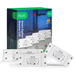 NOUS - Pack de 4x Module connecté Zigbee compatible ON/OFF 10A