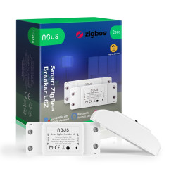 NOUS - Pack de 2x módulo conectado Zigbee compatible ON/OFF 10A