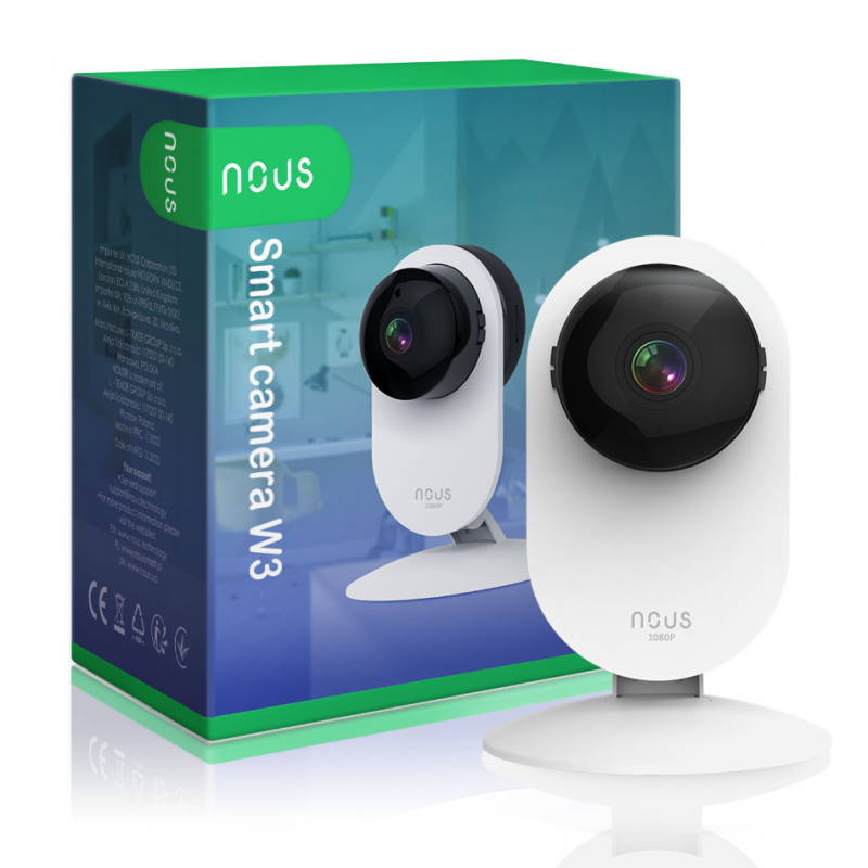 NOUS - TUYA IP Fixed WIFI Indoor Connected Camera (2 MP)
