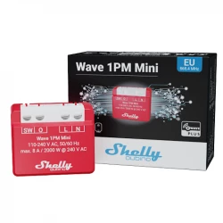 SHELLY QUBINO - Micromodule commutateur Z-Wave+ 800 Shelly Wave 1PM Mini